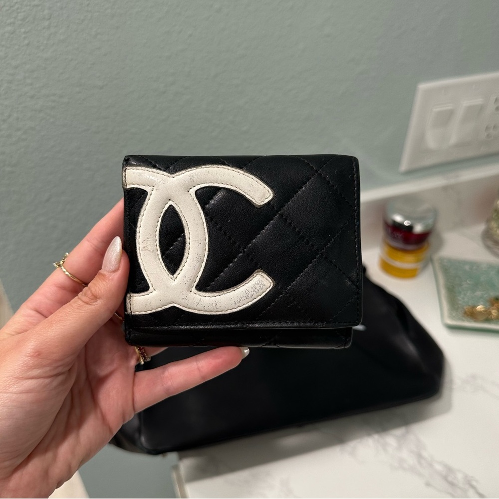 Chanel CC Cambon Tri Fold Wallet